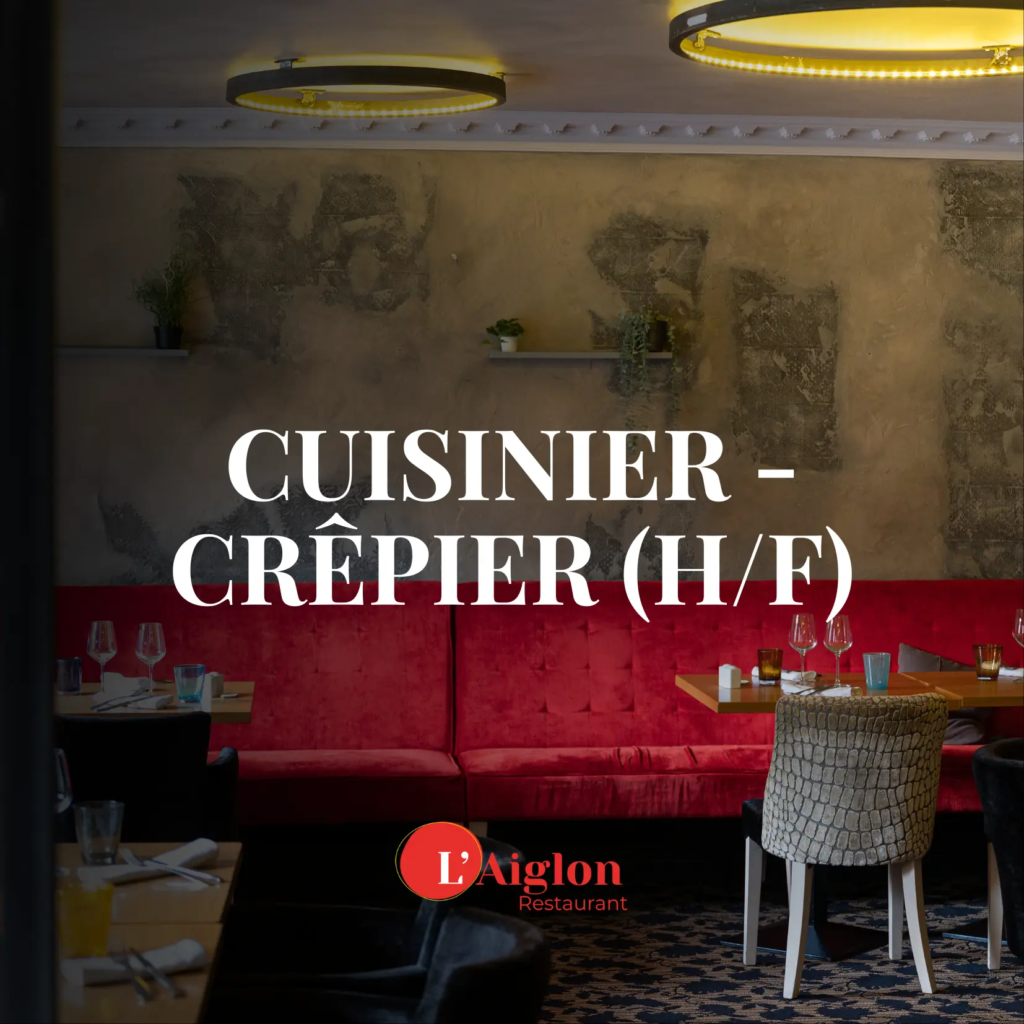 Emploi crêpier l'aiglon pontivy